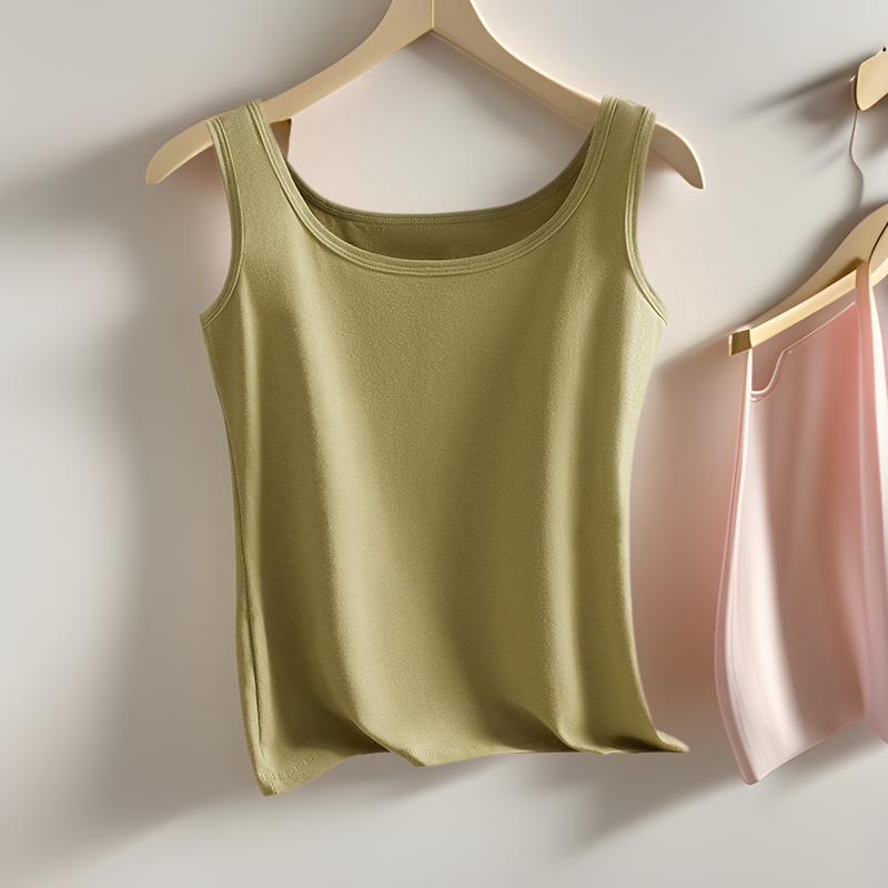 无痕吊带背心女士纯棉薄款透气内搭无袖小背心外穿女士大码打底