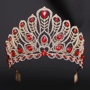 世界选美冠军皇冠贵冠跨境新娘皇冠舞台秀可调节尺寸走秀概念王冠