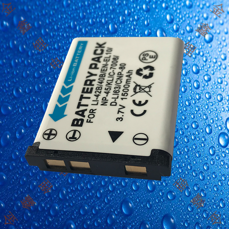 尼佳Li.40B/Li.42B/NP45/EL10/CNP80奥林巴斯尼康富士相机电池