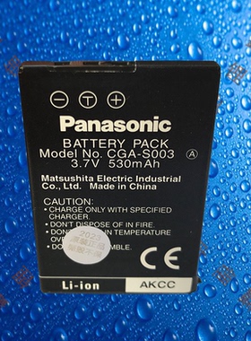 尼佳CGA-S003/S003E/S003A松下SV-AS10/AS30GK/AV50/SA30相机电池