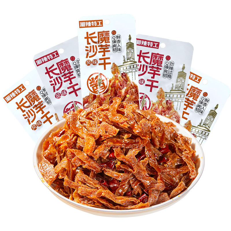 湖南特产魔芋干特产爆辣解馋麻酱