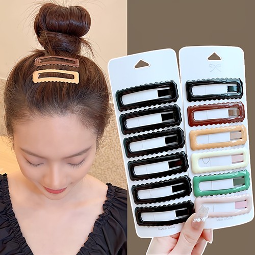 金属刘海侧边夹夹子头饰