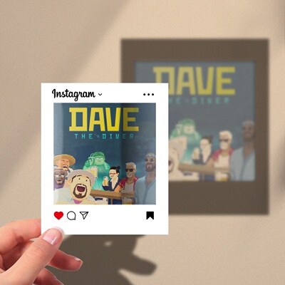Dave the diver戴夫潜水员周边胶片拍立得自制创意礼物挂件冰箱贴
