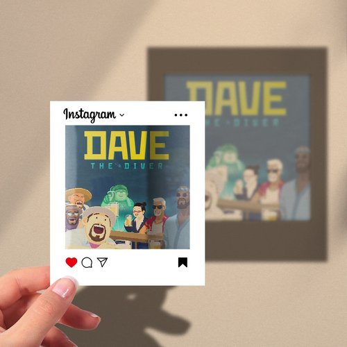 Dave the diver戴夫潜水员周边胶片拍立得自制创意礼物挂件冰箱贴