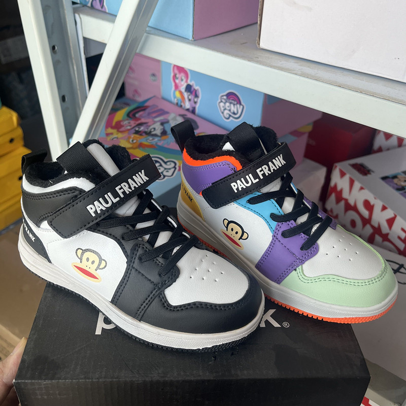 撤柜春秋儿童保暖运动板鞋