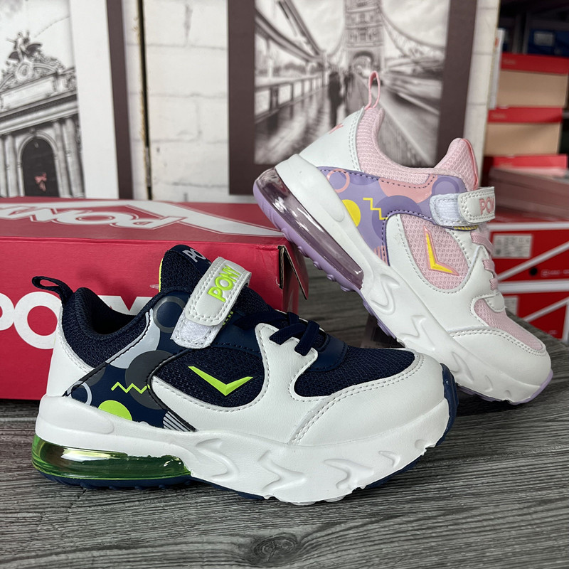 撤柜儿童运动鞋春秋网面透气男女童轻便软底防滑半气垫复古跑步鞋