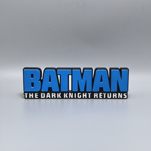 蝙蝠侠Batman标志立牌美剧DC周边摆件3D打印创意模型logo冰箱贴