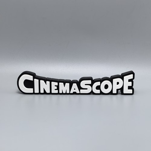 cinemascope标志立牌周边摆件3D打印创意模型变形镜头技术logo