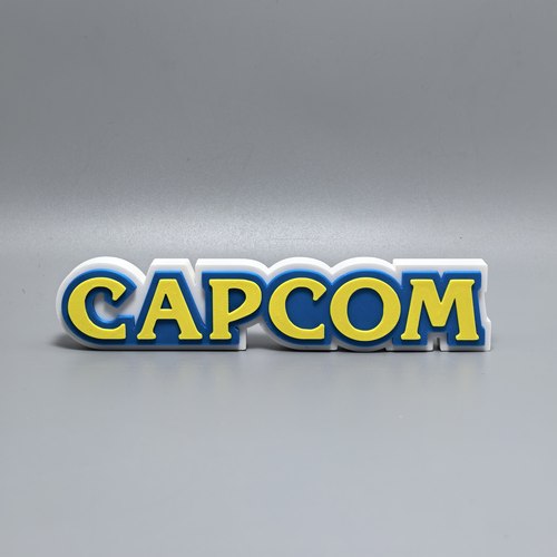 CAPCOM标志立牌卡普空街机游戏周边3D打印创意模型装饰摆件冰箱贴