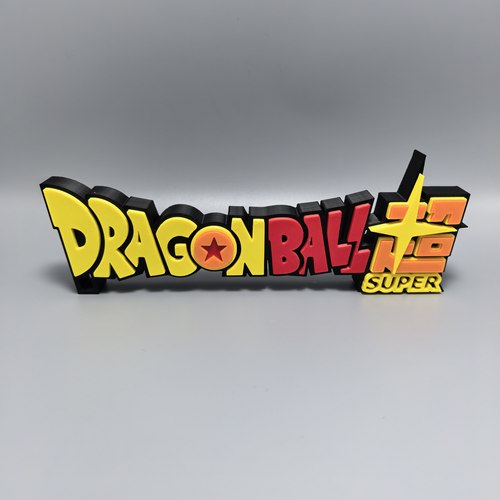 龙珠超logo立牌3D打印摆件