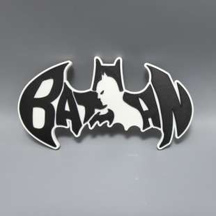蝙蝠侠Batman标志立牌美剧DC招牌3D打印模型高颜值装饰摆件冰箱贴