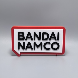 万代南宫梦标志立牌BANDAI周边logo摆件3D打印创意模型潮玩namco