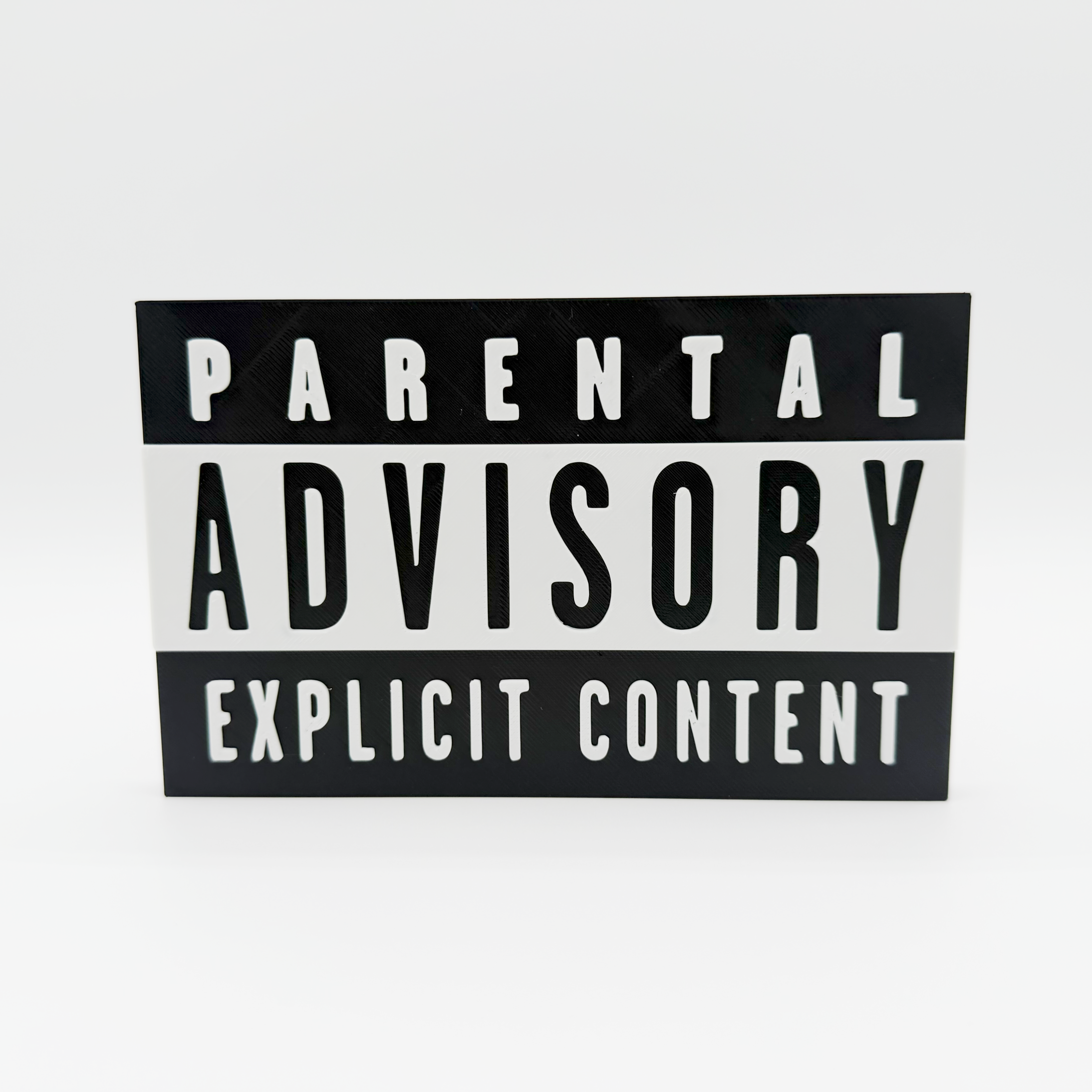 脏标唱片封面标志立牌