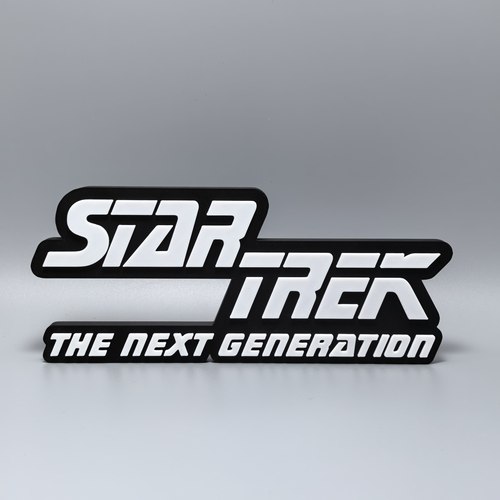 星际迷航标志立牌3D打印