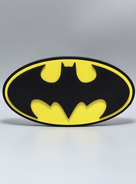 蝙蝠侠BatMan标志立牌DC招牌子3D打印创意模型高颜值潮玩装饰摆件