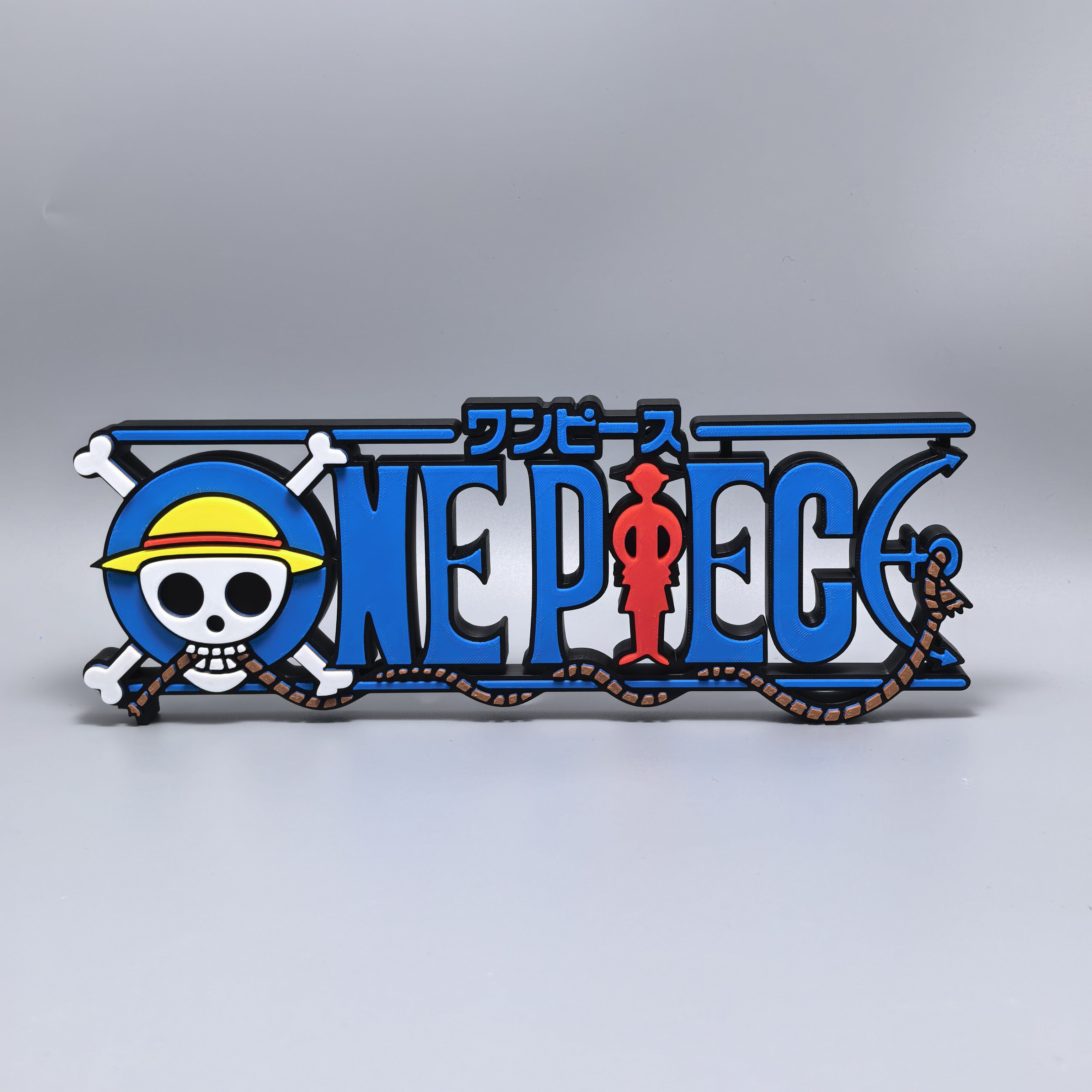 海贼王logo立牌3D打印