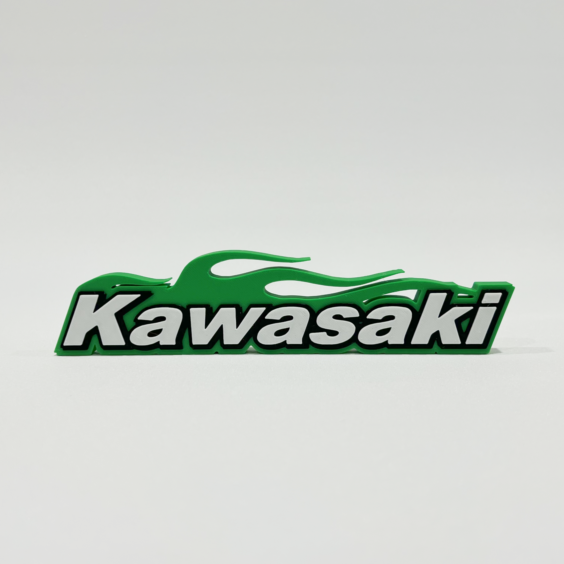 川崎logo立牌3D打印摩托周边