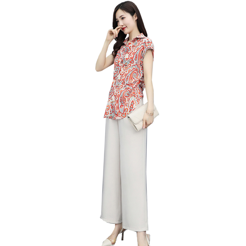 夏天欧根纱洋气连衣裙套装女2025夏装新款时尚漂亮雪纺两件套裙子