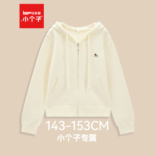 新款 IEF 2025冬季 小个子专属 韩系风休闲百搭毛织外套 爱依服