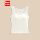 IEF 简约纯色通勤百搭内搭带胸垫设计背心 韩版 爱依服2025秋季 新款