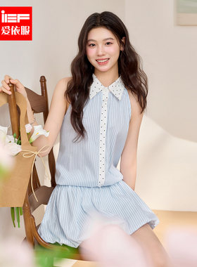 IEF/爱依服2026夏季新款减龄显瘦显白层次感背心连衣裙