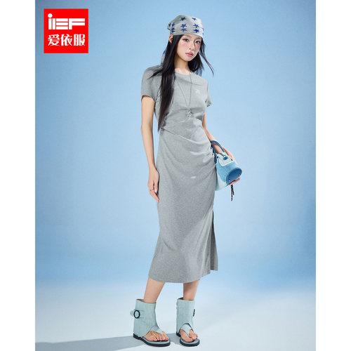 IEF/爱依服连衣裙2026夏秋新款韩系甜酷休闲辣妹风显瘦连衣长裙