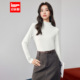IEF 爱依服2025秋冬新款 韩系风纯色通勤百搭半高领内搭外穿打底衣