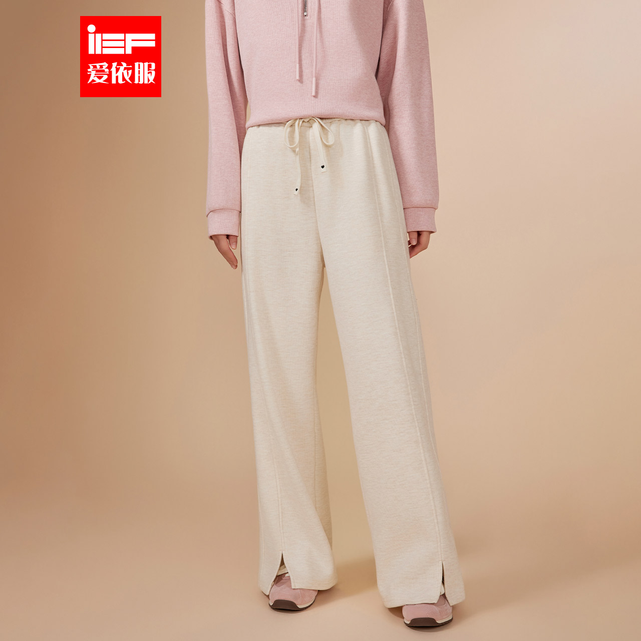 IEF/爱依服【DNA系列】2025秋冬新款简约休闲垂直感通勤阔腿裤