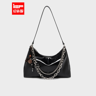 IEF/爱依服单肩包2026春季新款美式时尚通勤辣妹设计感大号腋下包