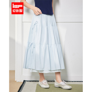 IEF 甜美女孩子气蝴蝶结约会穿搭百搭显瘦单裙 爱依服2026春夏新款