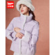 爱依服2025年冬季 时尚 甜美羽绒服女立领短款 IEF 版 型好看保暖外套