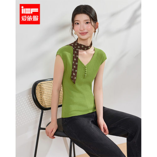 IEF/爱依服2026夏季新款韩系文艺休闲知性女人味修身显瘦日常百搭
