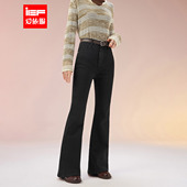 不紧身显瘦牛仔喇叭裤 IEF 时尚 气质修身 爱依服2025新款 冬季