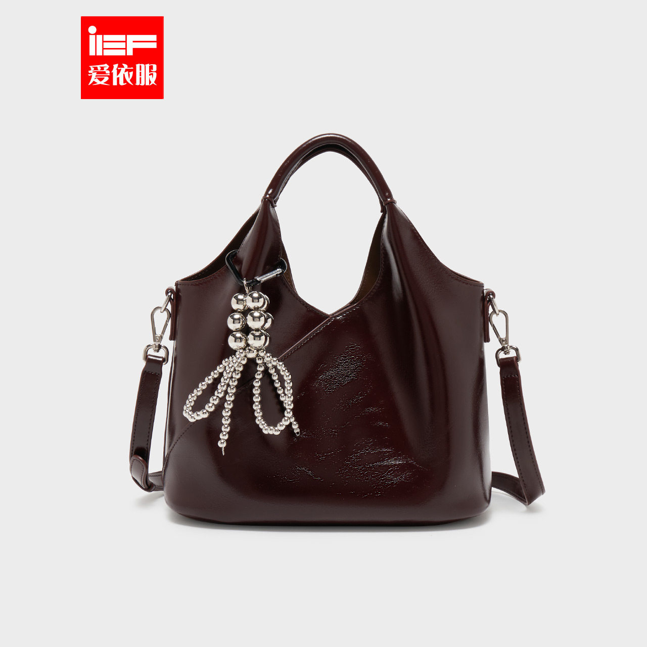 IEF/爱依服2025秋季新款韩版时尚流行爆款设计感手提中号异形包