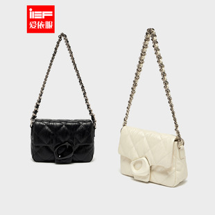 IEF/爱依服时尚女包2025新款韩版别致小众设计感百搭单肩小方包