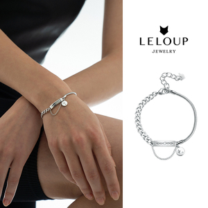 leloup不羁系列金属链条手链