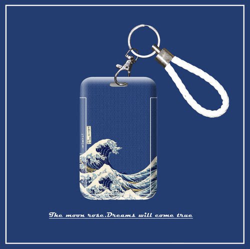 满月杂货铺神奈川冲浪图日风卡套