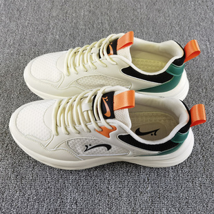 贵人鸟男鞋2026夏季新款跑步网面透气耐磨百搭轻便防滑运动休闲鞋