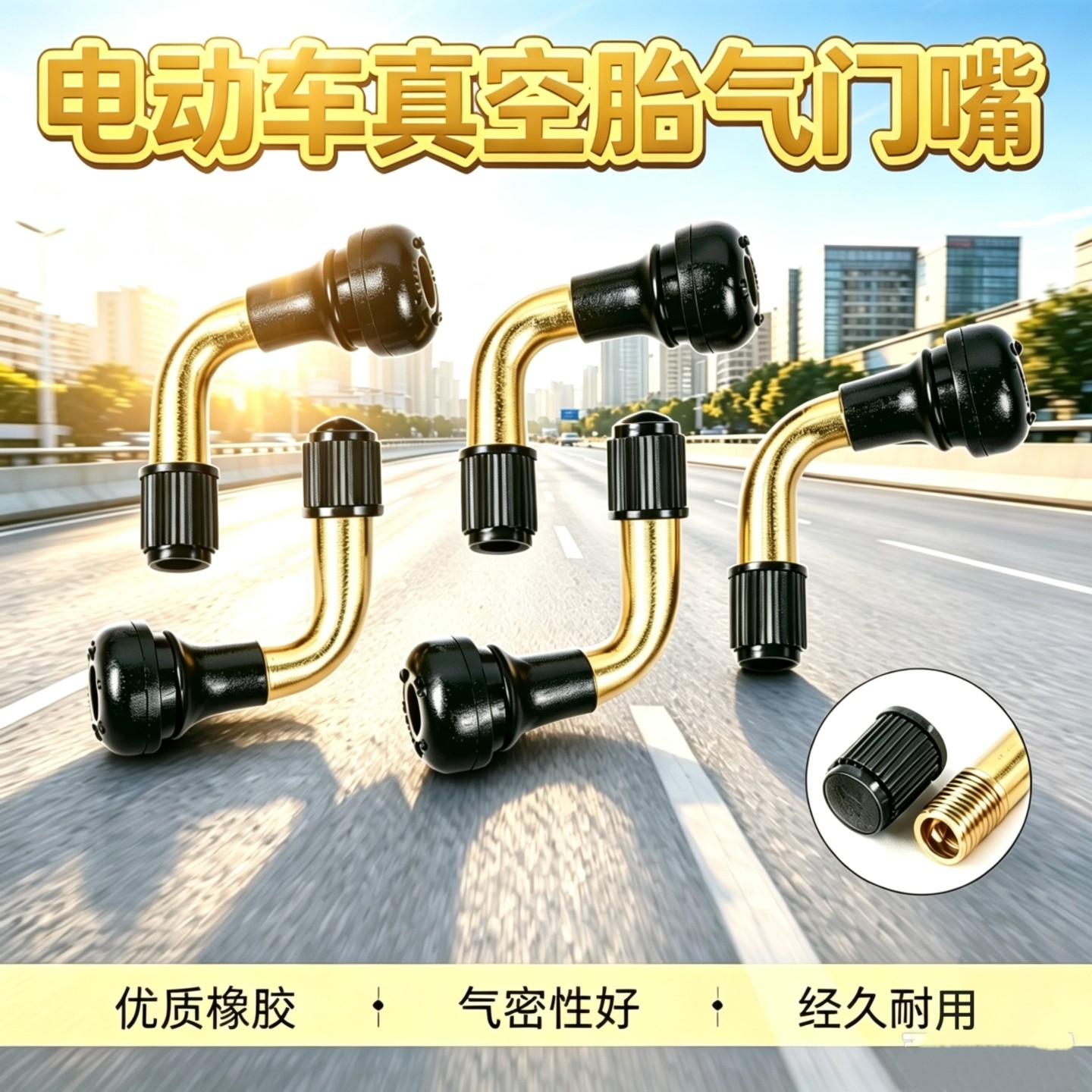 电动车摩托真空胎气门嘴橡胶气嘴