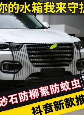汽车专业水箱防护网防杨棉防柳絮网防棉防虫防杨絮车辆前脸防护网