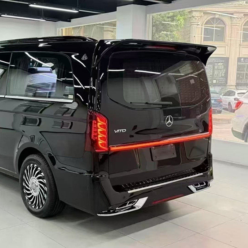 适用于奔驰V300威霆V260改装升级龙麟款包围改装前杠后杠中网升级