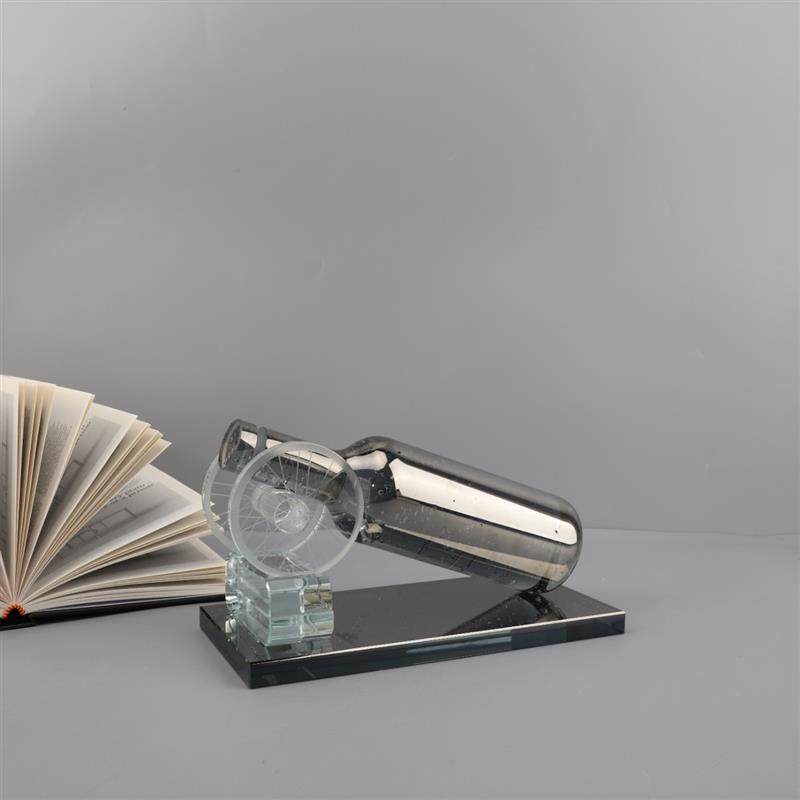 北欧创意烟灰水晶气泡酒瓶摆件玄关客厅酒柜办公室茶几家居装饰品,特色手工艺,其他特色工艺品,淘宝优惠券,粉丝福利购,淘宝优惠卷