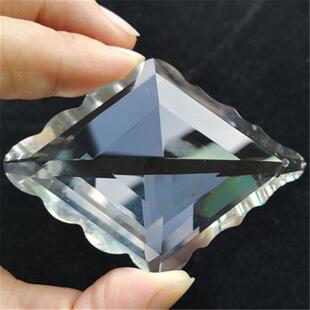 新产品63mm幸运结水晶灯饰挂件吊坠 玻璃灯配件 DIY水晶饰品材料