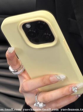 civi软糯肤感K80奶黄色15s适用k90小米17promax手机壳红米note13pro真液态硅胶12T+全包Turbo3磨砂k70高级60