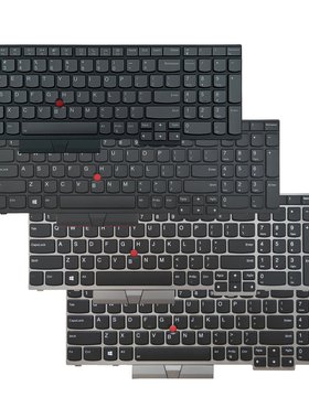 适用于联想T15 P15S Gen1 Gen2 笔记本键盘 灰色5N21B08451