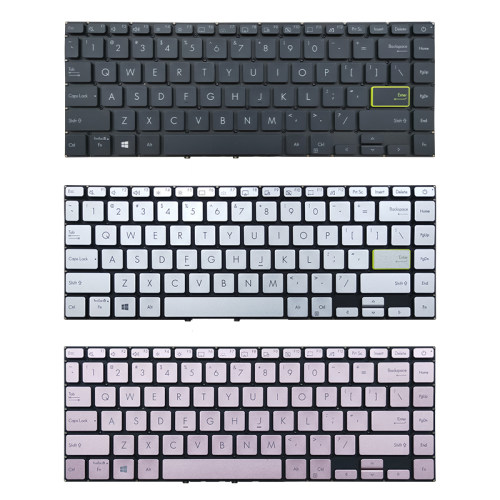适用华硕redolbook 14S S433 X421 S4600 V4050F E410M键盘V4100E