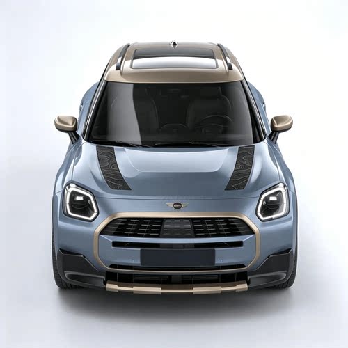 适用于MINI U25 Countryman汽车机盖装饰贴车身改装饰贴jcw引擎盖