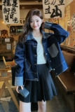 新款现货现货新品时尚牛仔宽松外套C295P125K188，女装短外套，2C295
