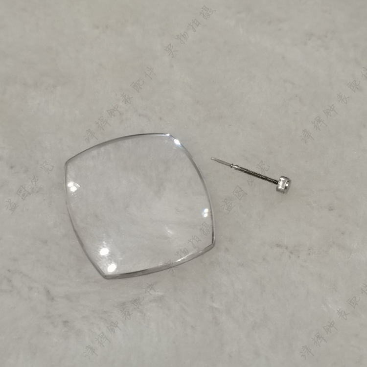 天骏TANGIN天珺G2015-2男款手表玻璃把头表壳表镜原装蓝宝石2015