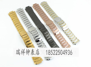 代替配威莱斯顿WELASIDN男女手表手表带5552G本色金色钨钢手表链